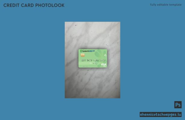 Rumänien Garanti BBVA Visa Debitkarte Fotoansicht Beispielvorschau